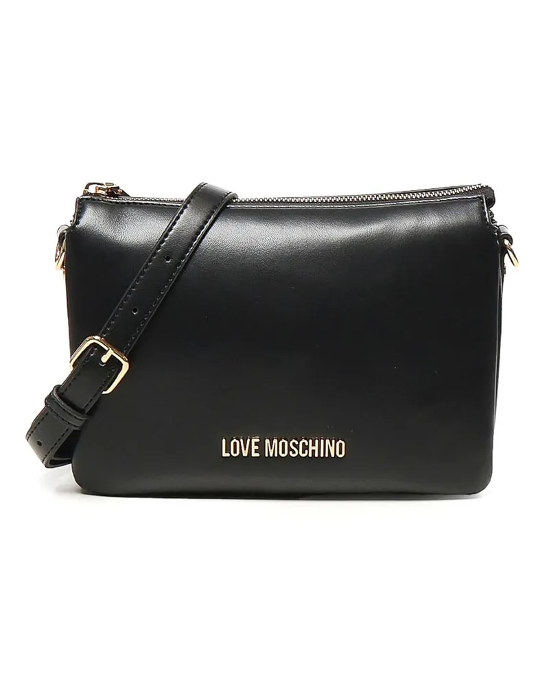 Moschino Schultertasche - Schwarz Schwarz