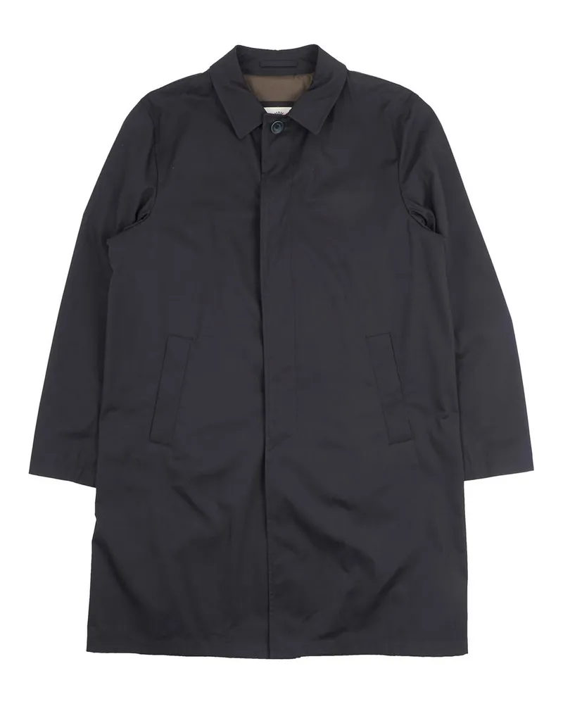 Herno Knielanger Mantel - Blau Blau
