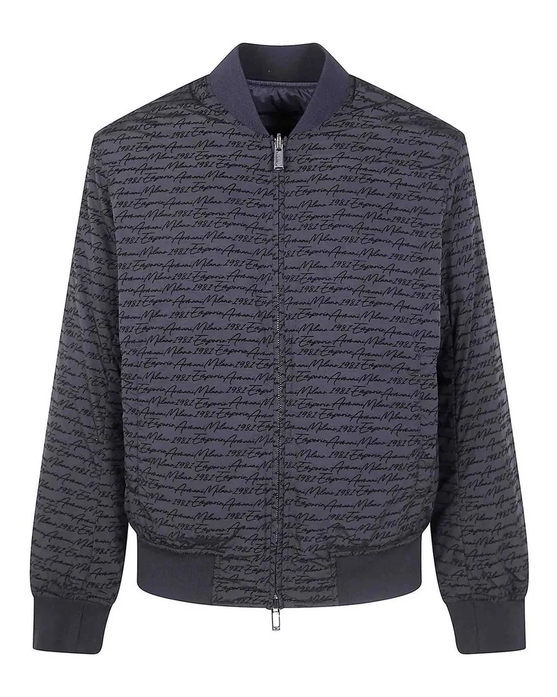 Emporio Armani Bomberjacke - Schwarz Schwarz