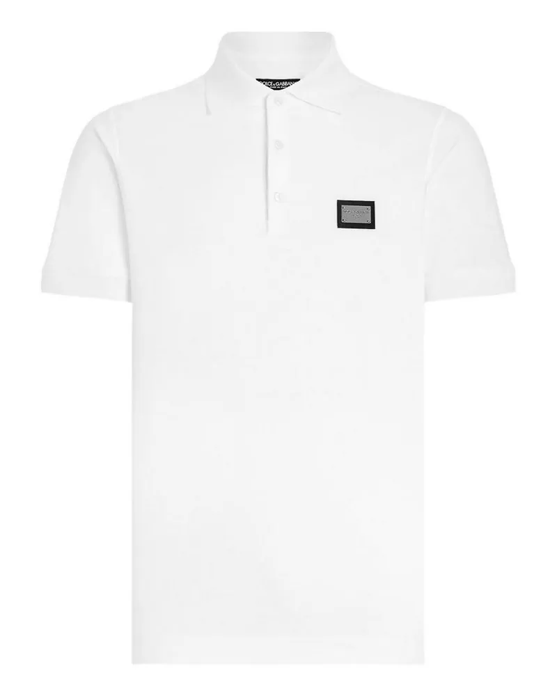 Dolce & Gabbana Poloshirt - Weiß Weiß
