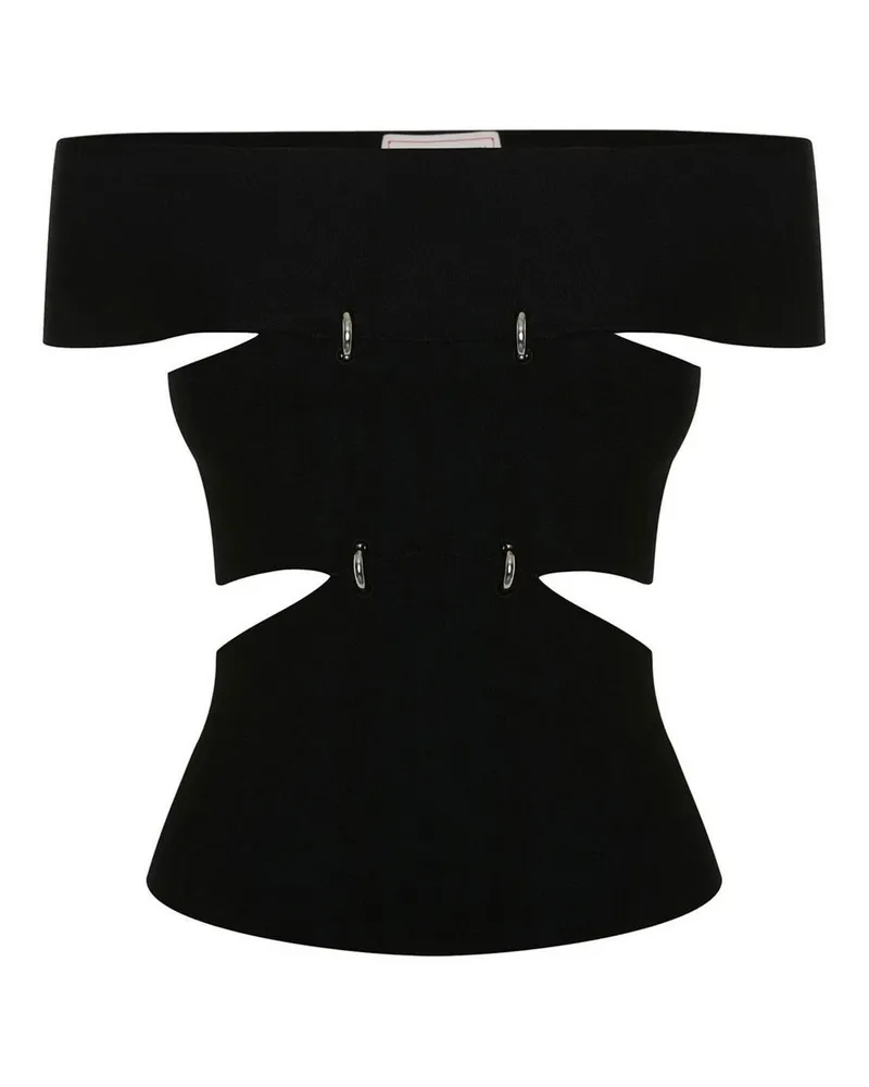 Alexander McQueen Top - Schwarz Schwarz
