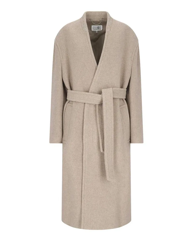 Maison Margiela Kurzer Mantel - Beige Beige
