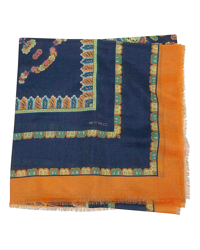Etro Stola - Blau Blau