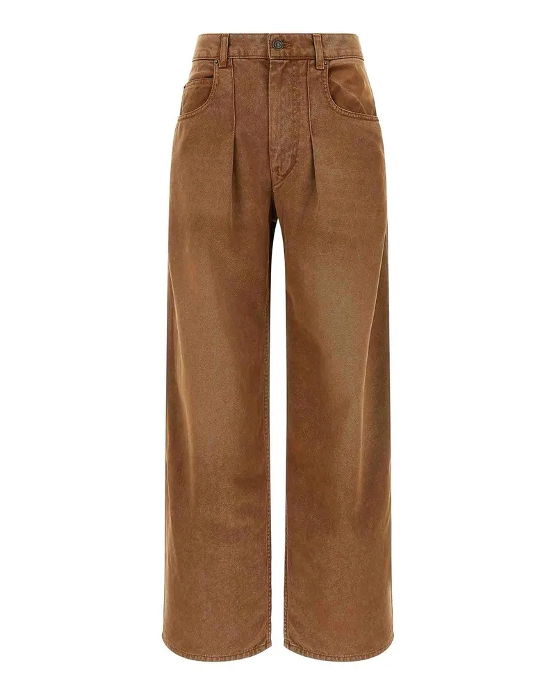Isabel Marant Schlagjeans - Braun Braun