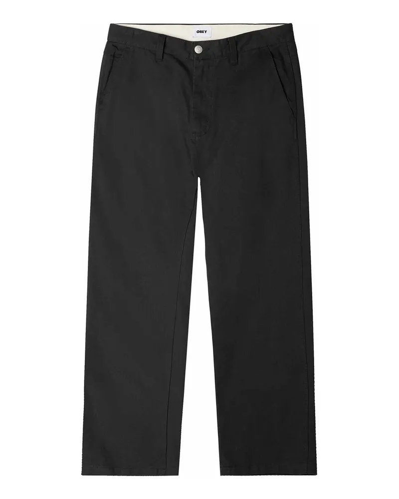 Obey Casual Hose - Schwarz Schwarz