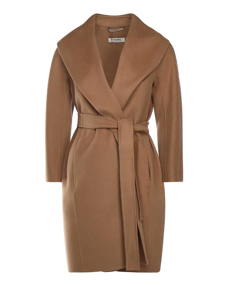 Max Mara Knielanger Mantel - Braun Braun