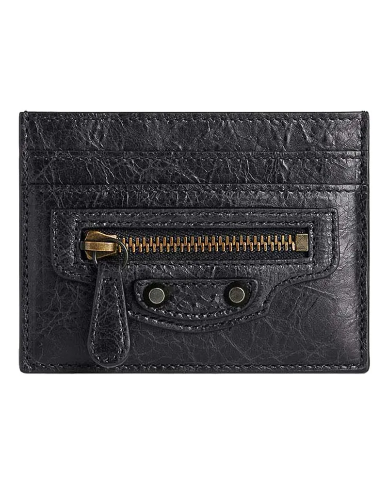 Balenciaga Portemonnaie - Schwarz Schwarz