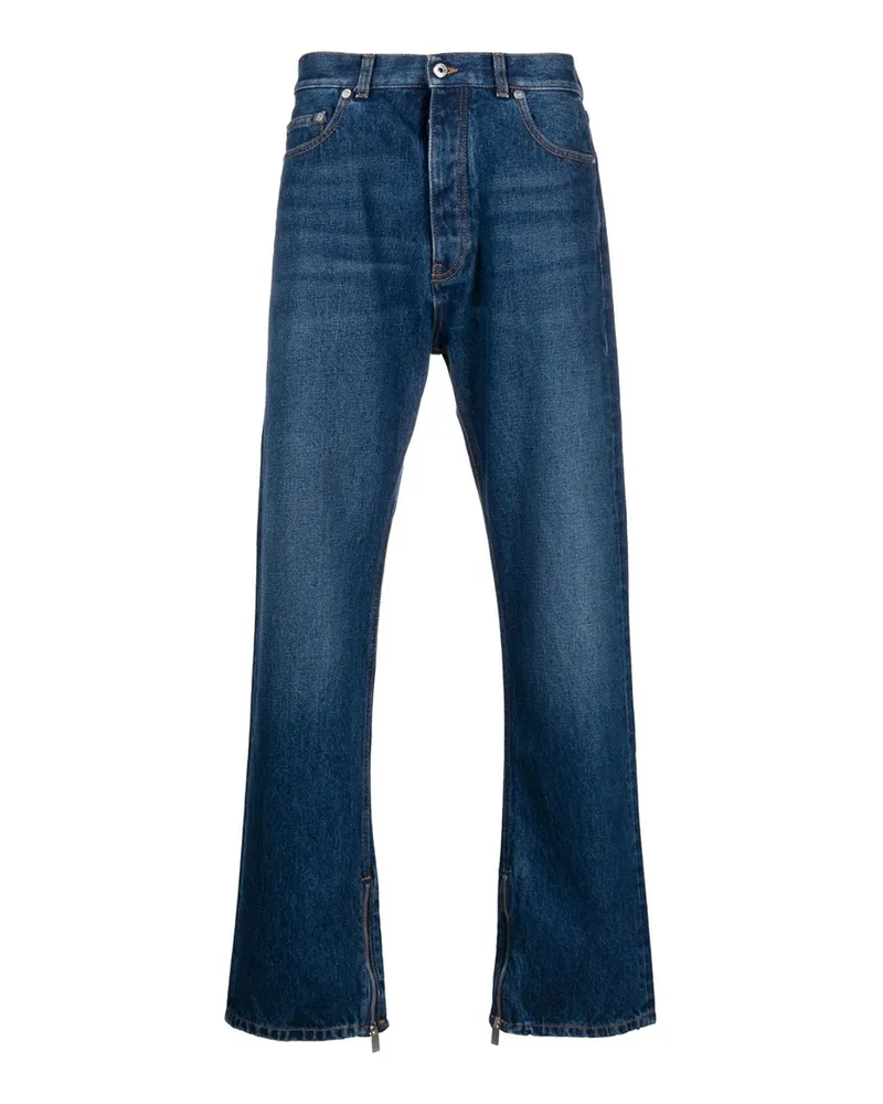 OFF-WHITE Straight Leg Jeans - Blau Blau