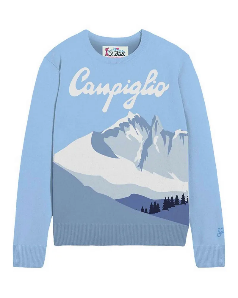MC2 Saint Barth Rundhalspullover - Blau Blau