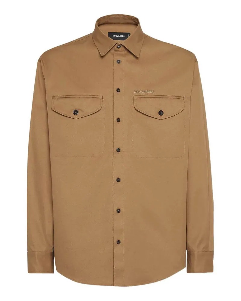Dsquared2 Hemd - Hellbraun Hellbraun