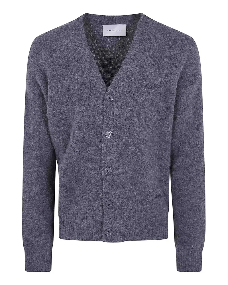 AMI Paris Cardigan - Grau Grau