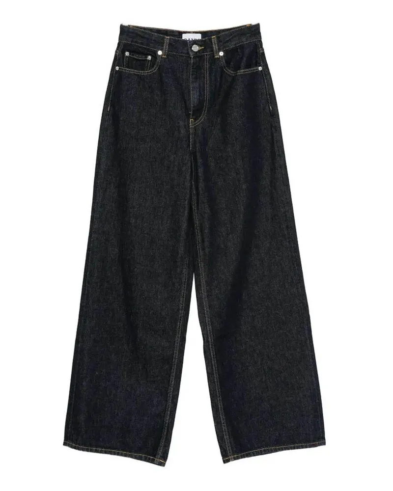 Ganni Straight Leg Jeans - Denim Denim