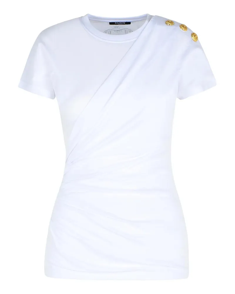 Balmain T-Shirt - Weiß Weiß