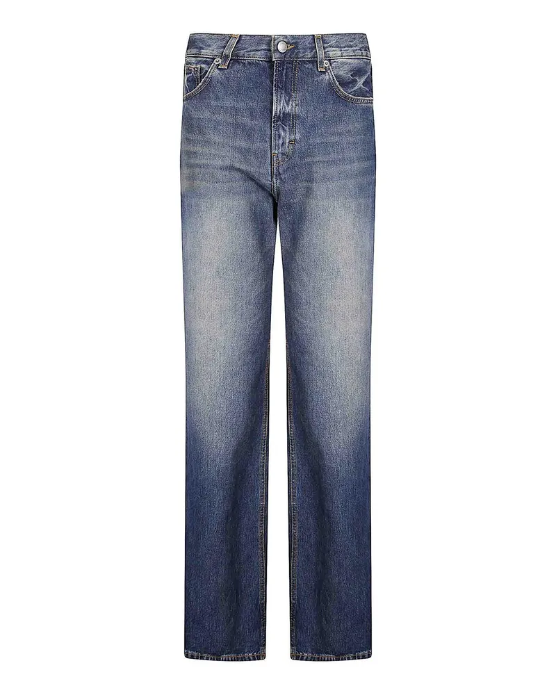 Haikure Straight Leg Jeans - Blau Blau