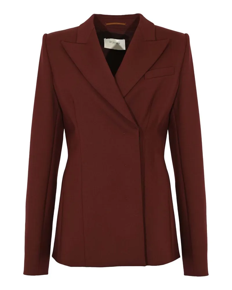 SPORTMAX Blazer - Bordeaux Bordeaux