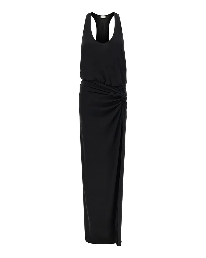 ANDAMANE Knielanges Kleid - Schwarz Schwarz