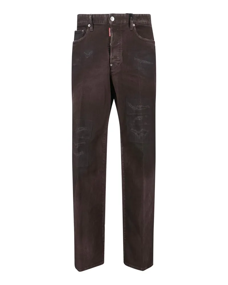 Dsquared2 Straight Leg Jeans - Braun Braun