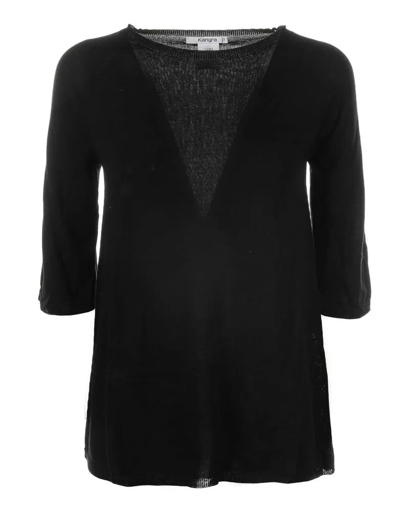 Kangra Cashmere T-Shirt - Schwarz Schwarz
