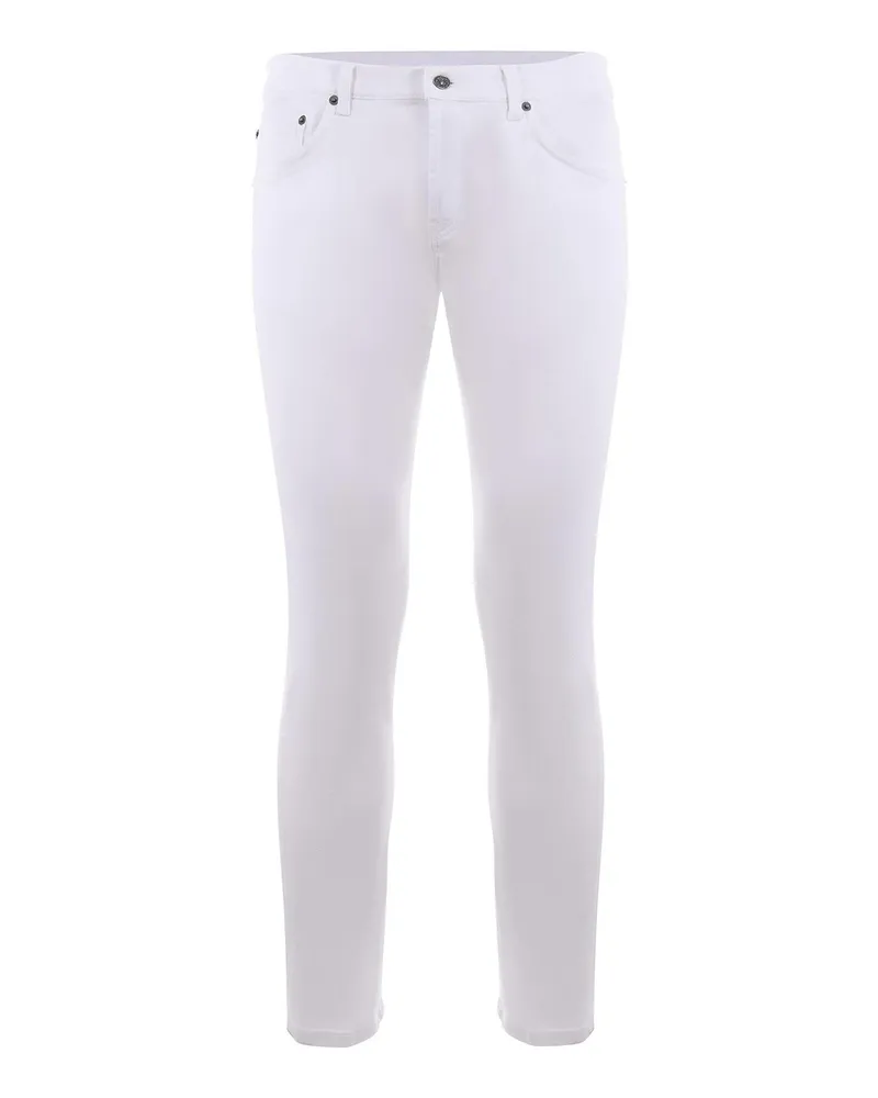 Dondup Straight Leg Jeans - Weiß Weiß