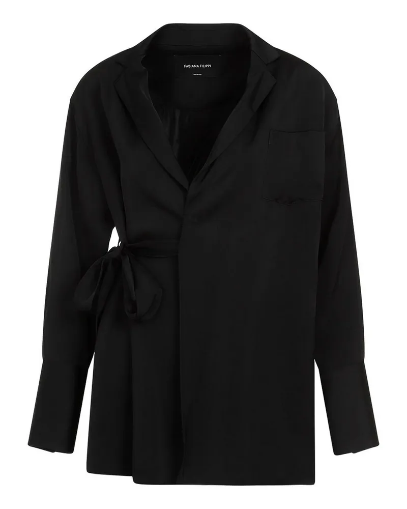 Fabiana Filippi Blazer - Schwarz Schwarz