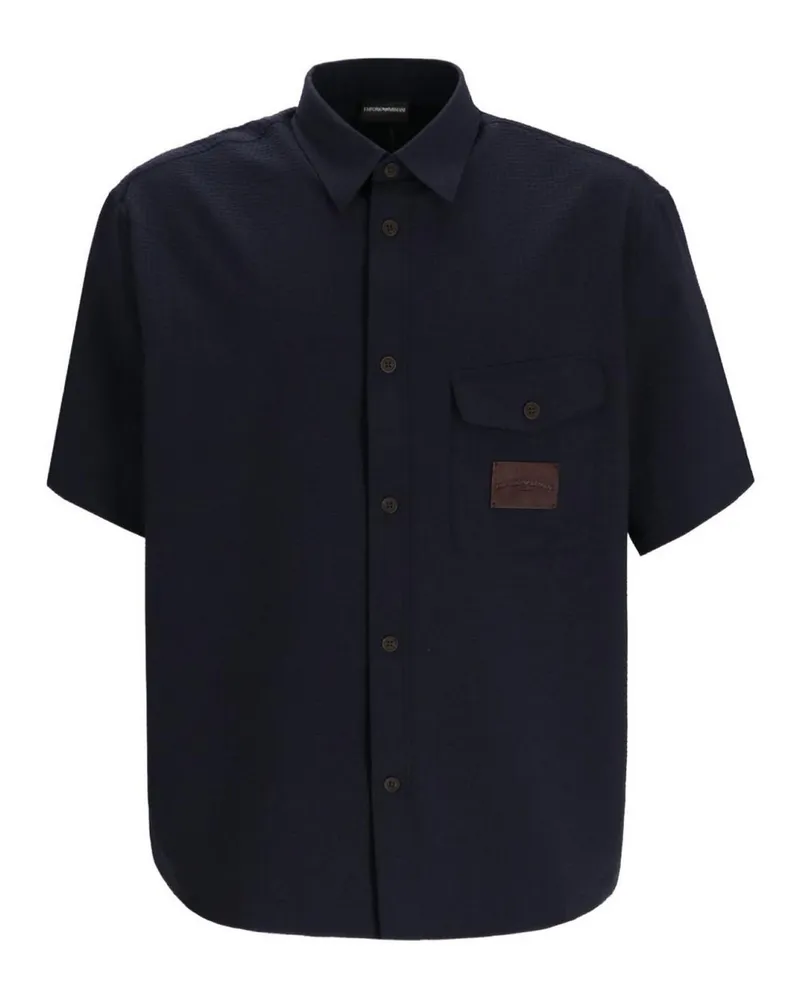 Emporio Armani Hemd - Blau Blau