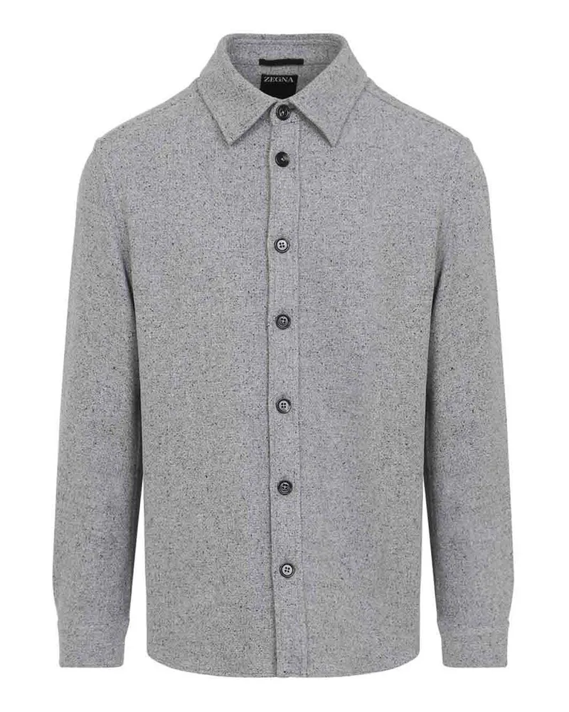 Ermenegildo Zegna Hemd - Silber Silber
