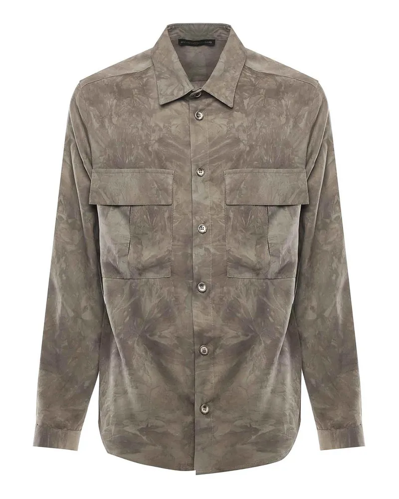 Giuliano Galiano Hemd - Weiß Grau