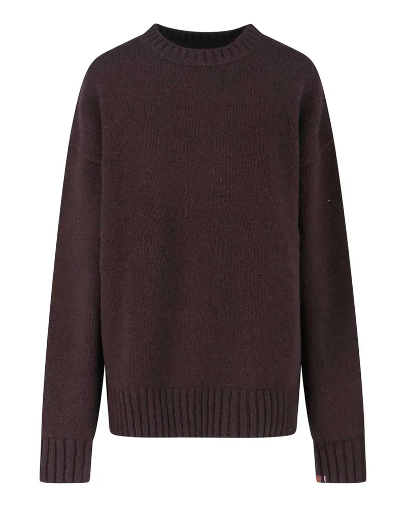extreme cashmere Rundhalspullover - Braun Braun