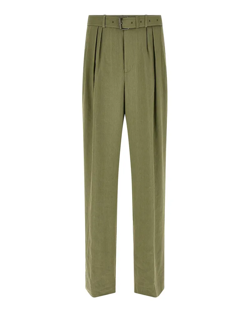 Dries van Noten Casual Hose - Grün Grün