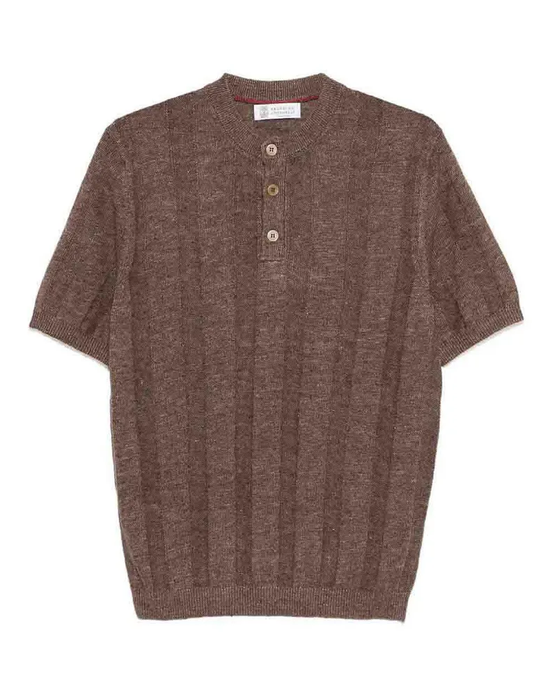 Brunello Cucinelli T-Shirt - Braun Braun