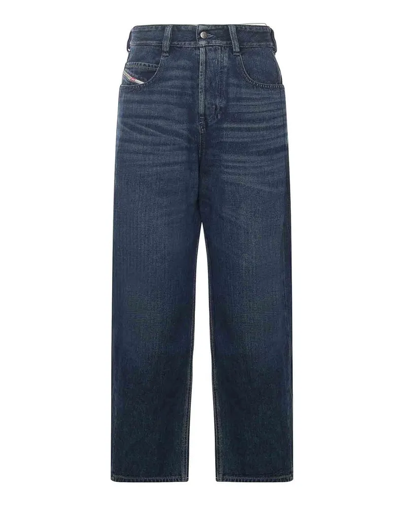 Diesel Straight Leg Jeans - Blau Blau