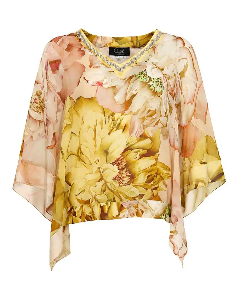 Clips Bluse - Gelb Gelb