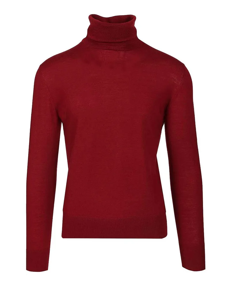 Dries van Noten Rundhalspullover - Dunkelrot Dunkelrot