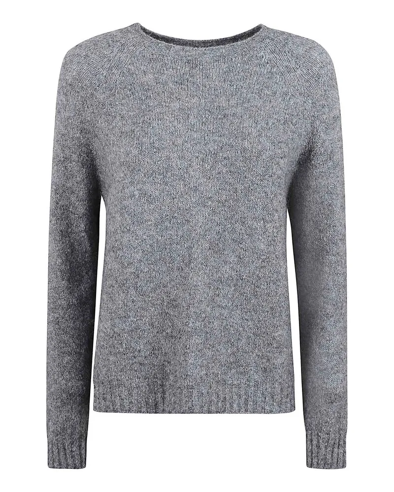 Max Mara U-Boot-Pullover - Grau Grau
