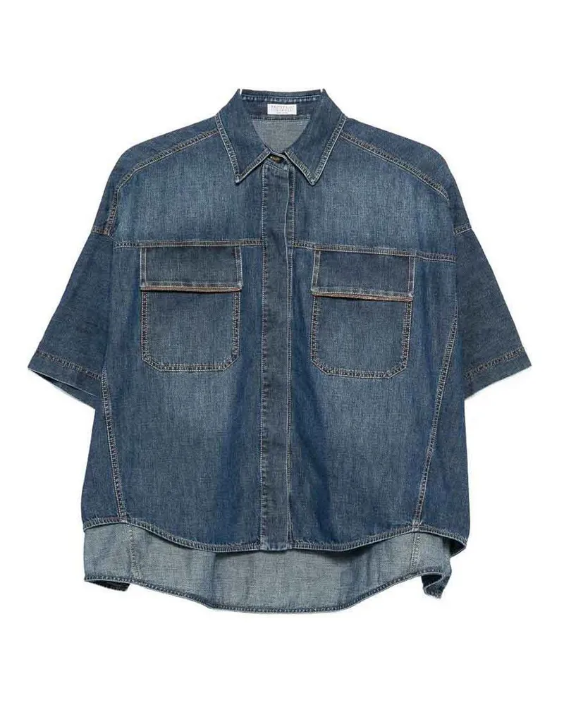 Brunello Cucinelli Hemd - Denim Denim