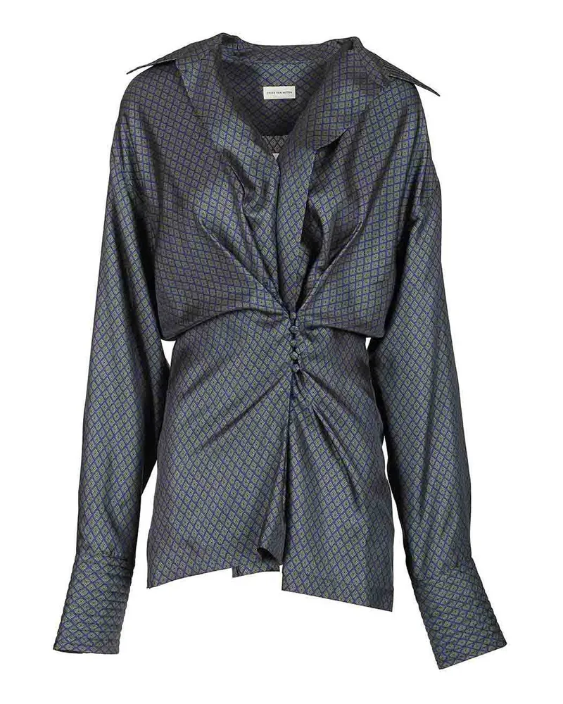 Dries van Noten Hemd - Blau Blau