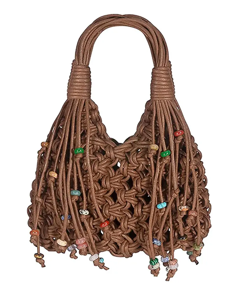 HIBOURAMA Schultertasche - Braun Braun