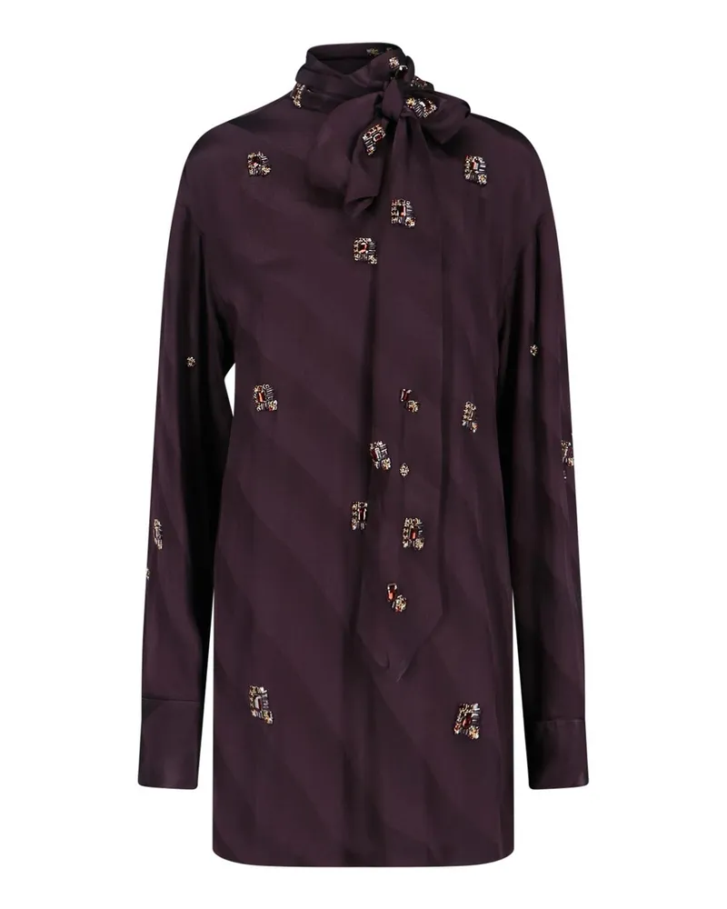 Dries van Noten Bluse - Lila Lila