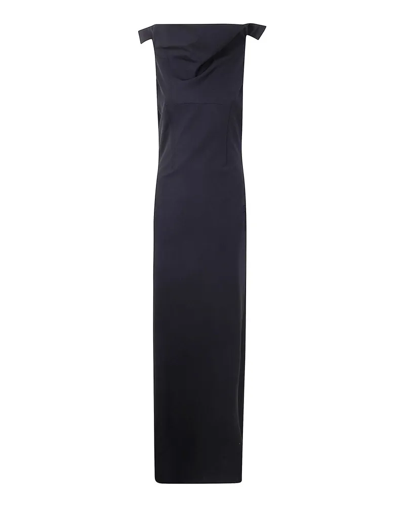 Jean Paul Gaultier Maxikleid - Schwarz Schwarz