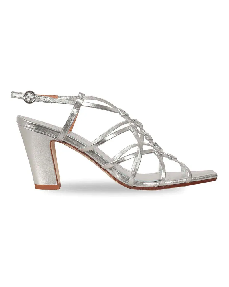 aeyde Sandalen - Silber Silber