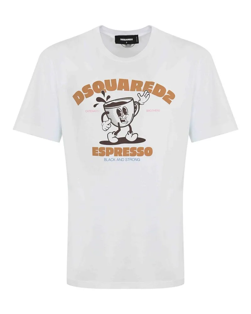 Dsquared2 T-Shirt - Weiß Weiß