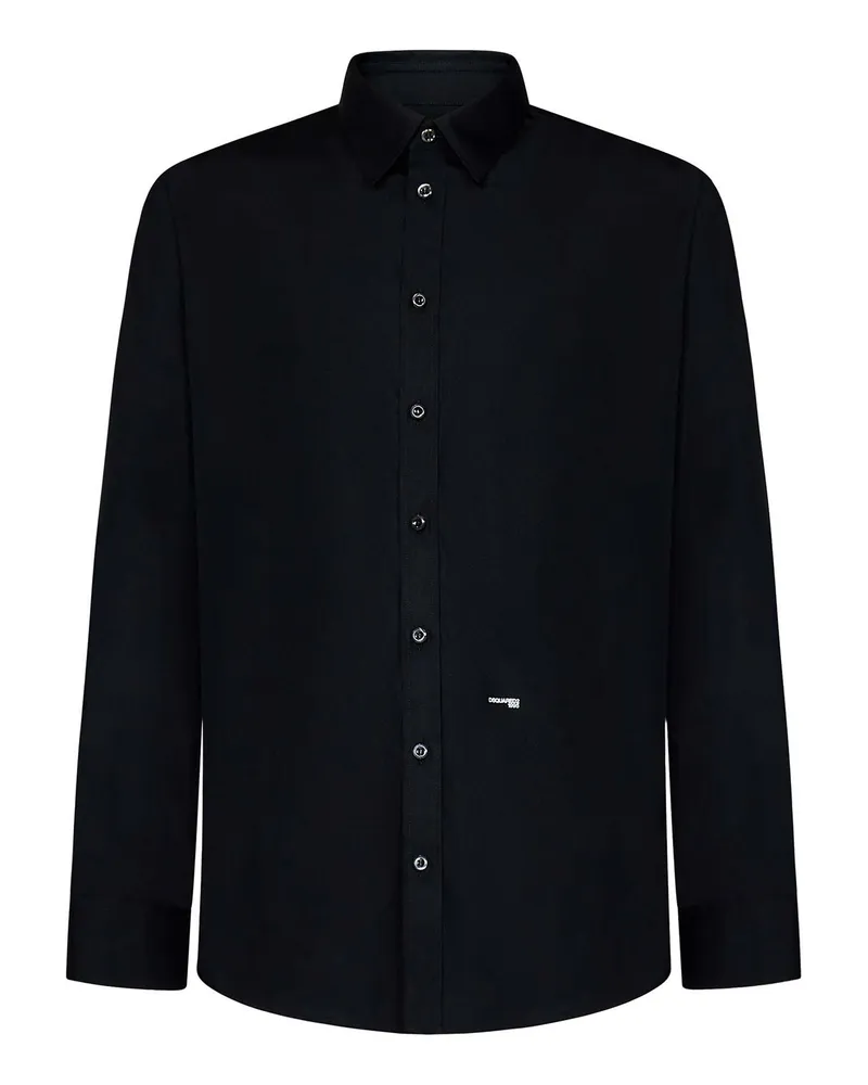 Dsquared2 Hemd - Schwarz Schwarz