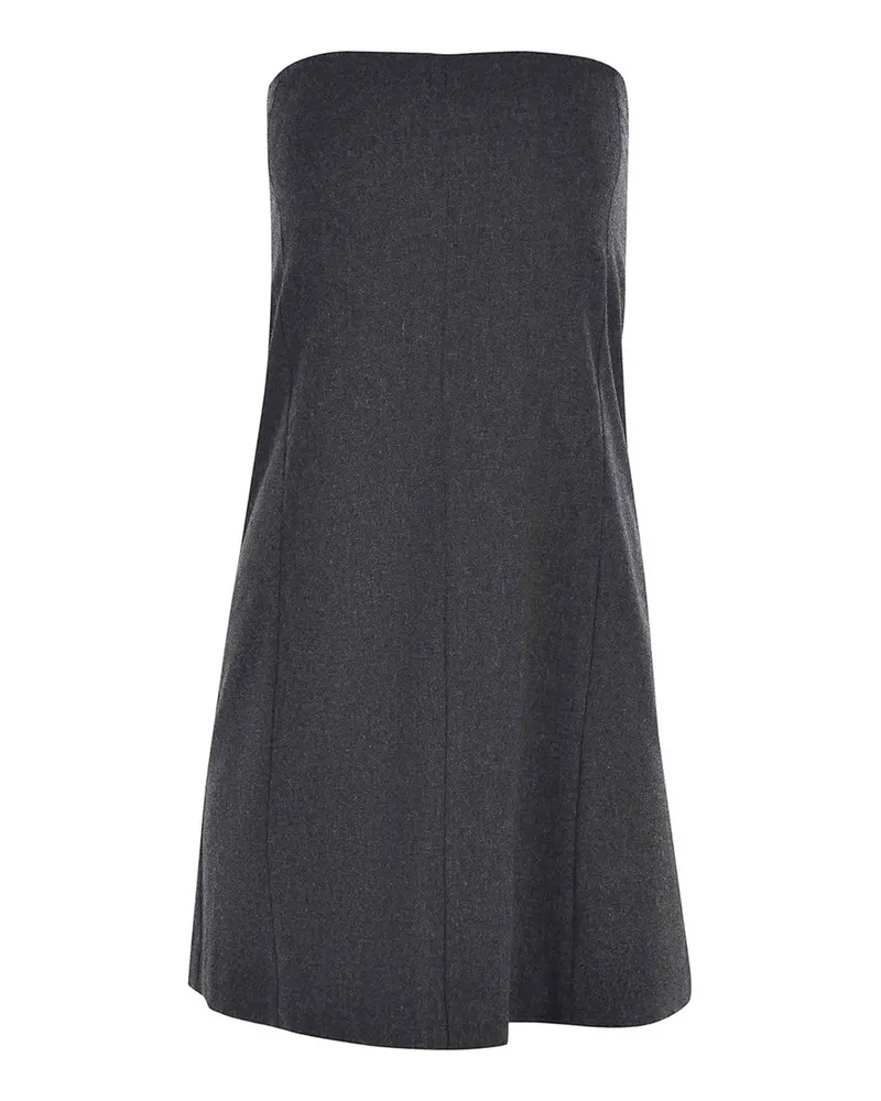 ALYSI Knielanges Kleid - Grau Grau