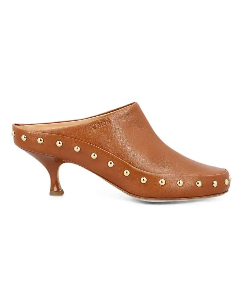 Chloé Mules - Hellbraun Hellbraun