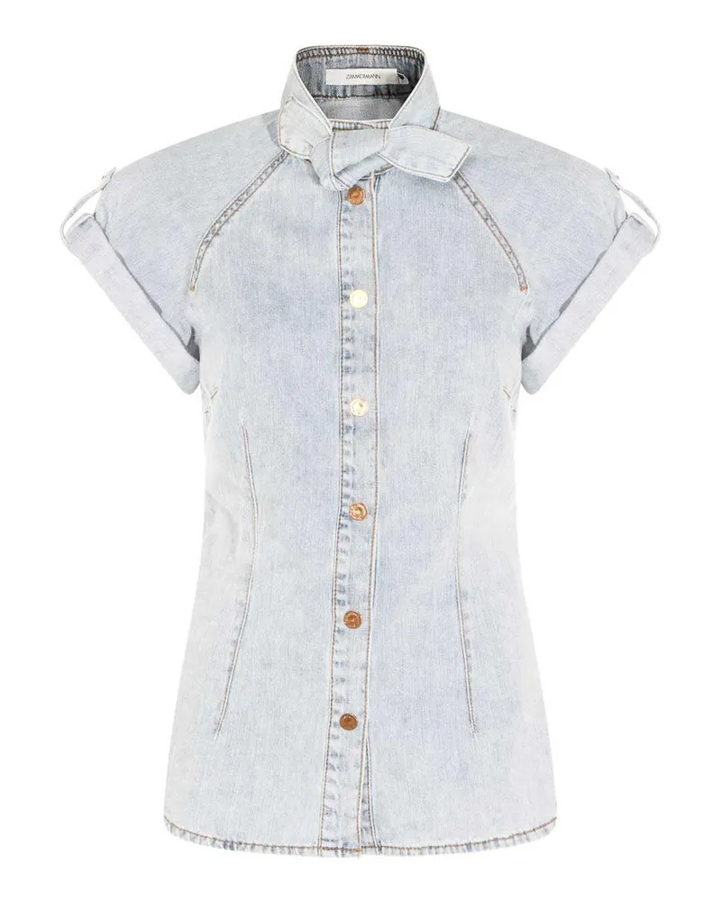 Zimmermann Hemd - Jeansblau Jeansblau