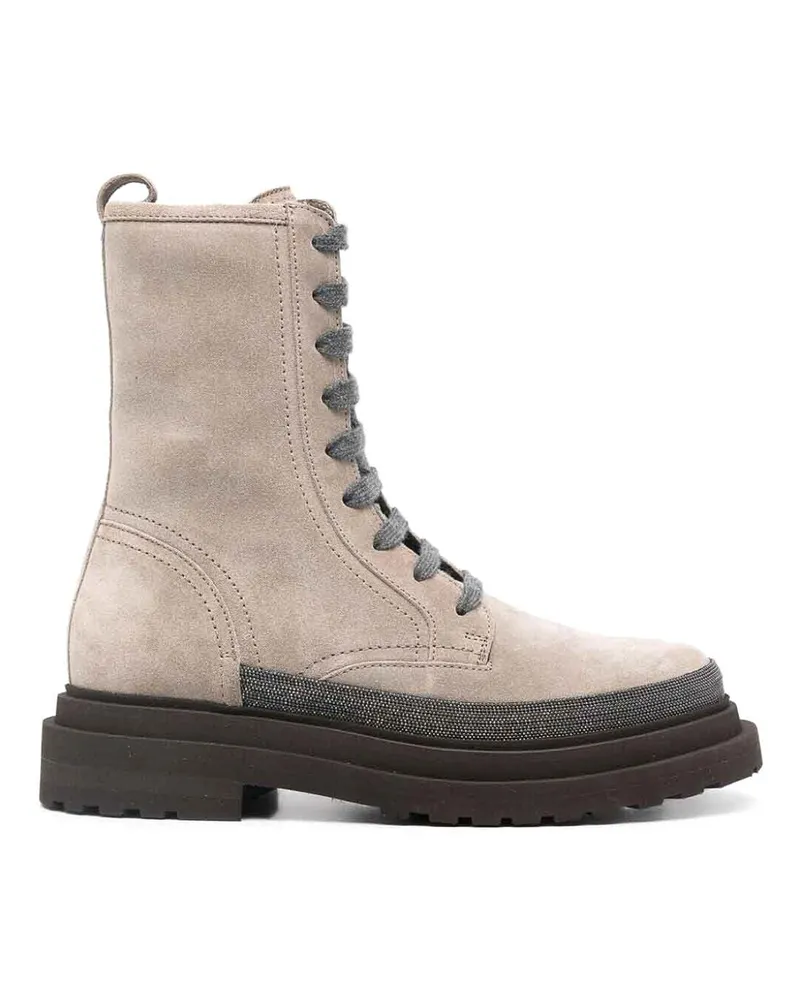 Brunello Cucinelli Stiefeletten - Silber Silber