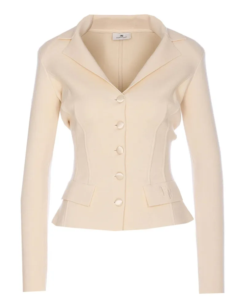 Elisabetta Franchi Cardigan - Weiß Weiß