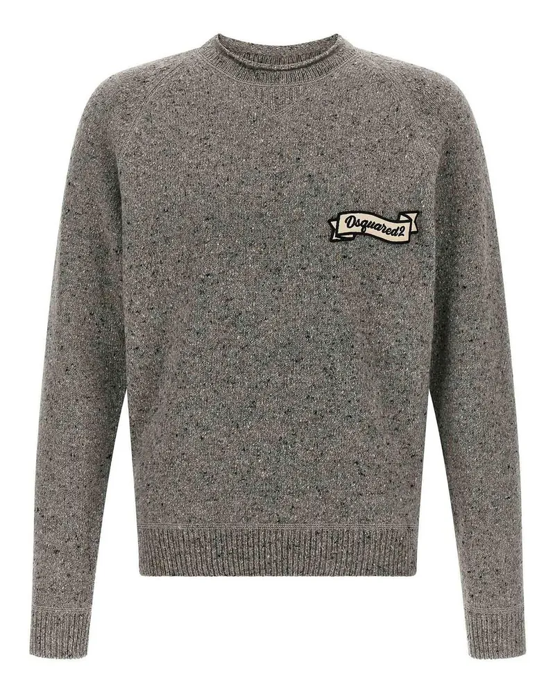 Dsquared2 Rundhalspullover - Grau Grau