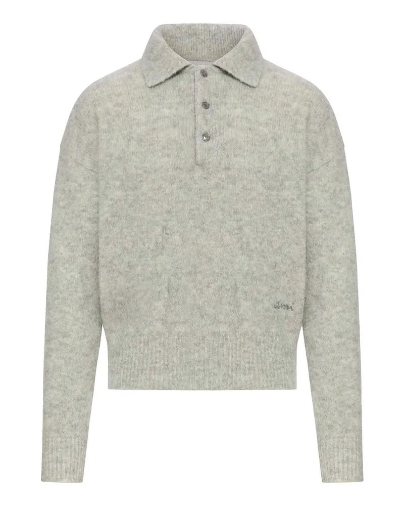 AMI Paris Poloshirt - Grau Grau