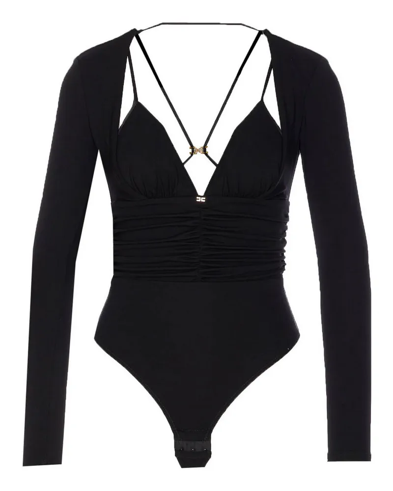 Elisabetta Franchi Top - Schwarz Schwarz